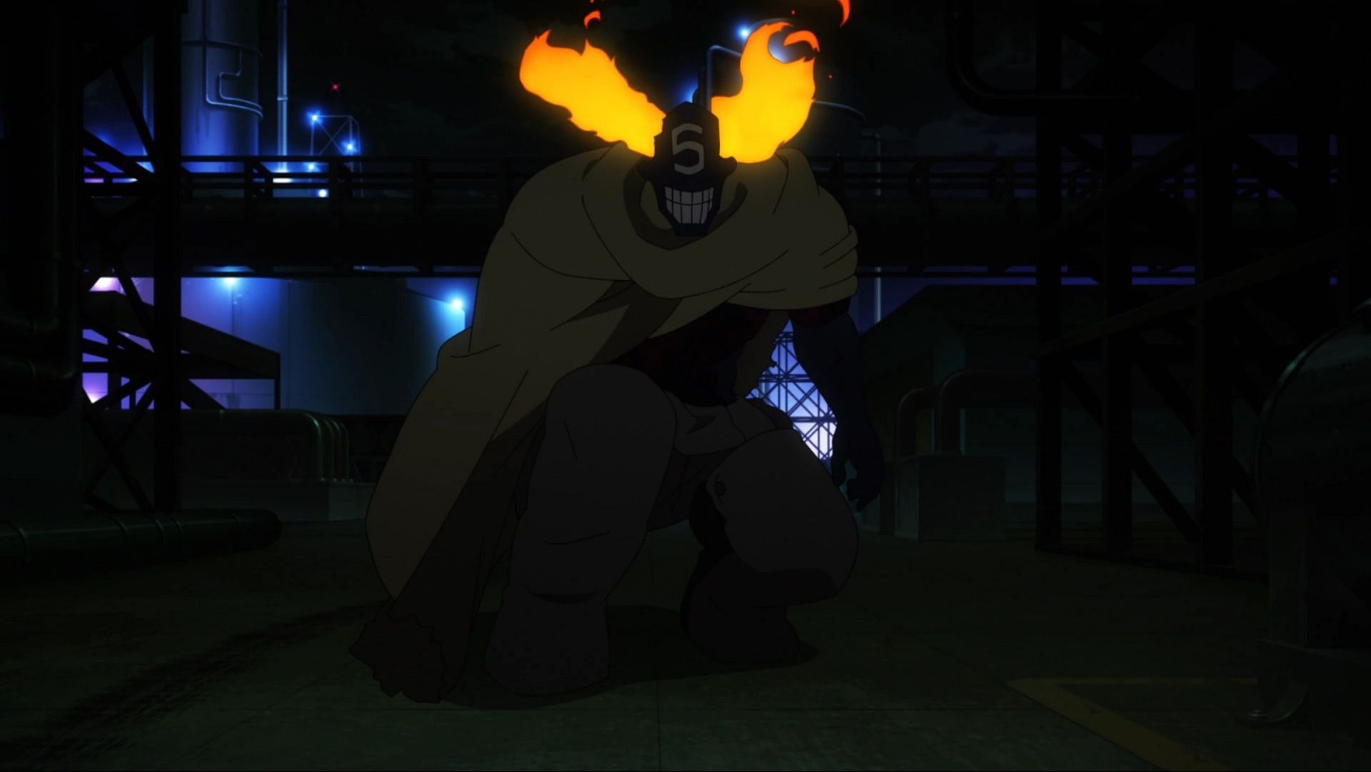 A Sentient Infernal from the Fire Force anime (Image via David Production)